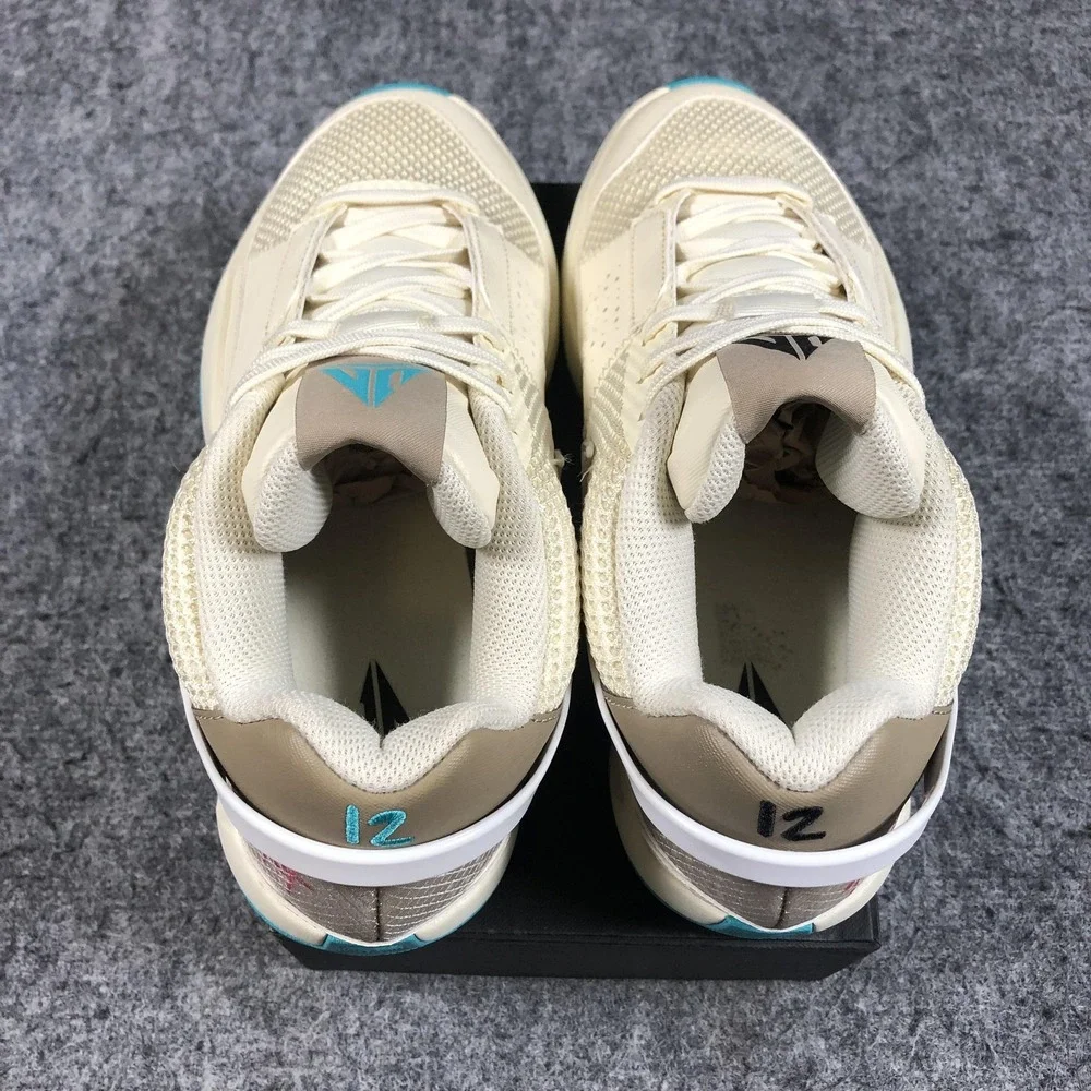 Nike Ja 1 DR8785-102 Shoes Mens 7.5 Beige Teal Low Top Basketball Sneakers